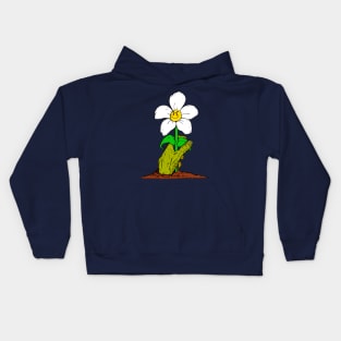 Evil Zombie Flower Kids Hoodie